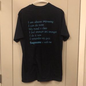 Supreme Stay Positive Tee Navy